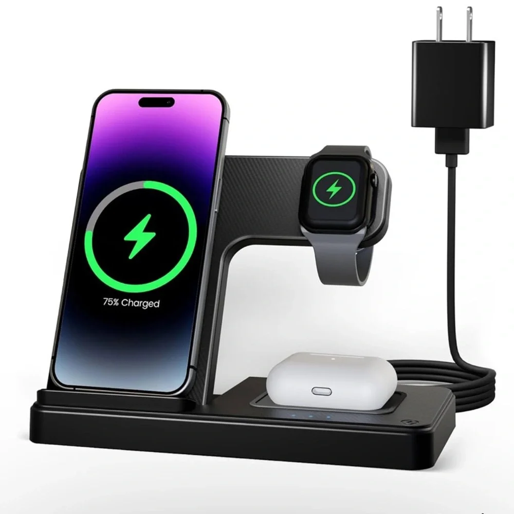 3 in 1 wireless charging station